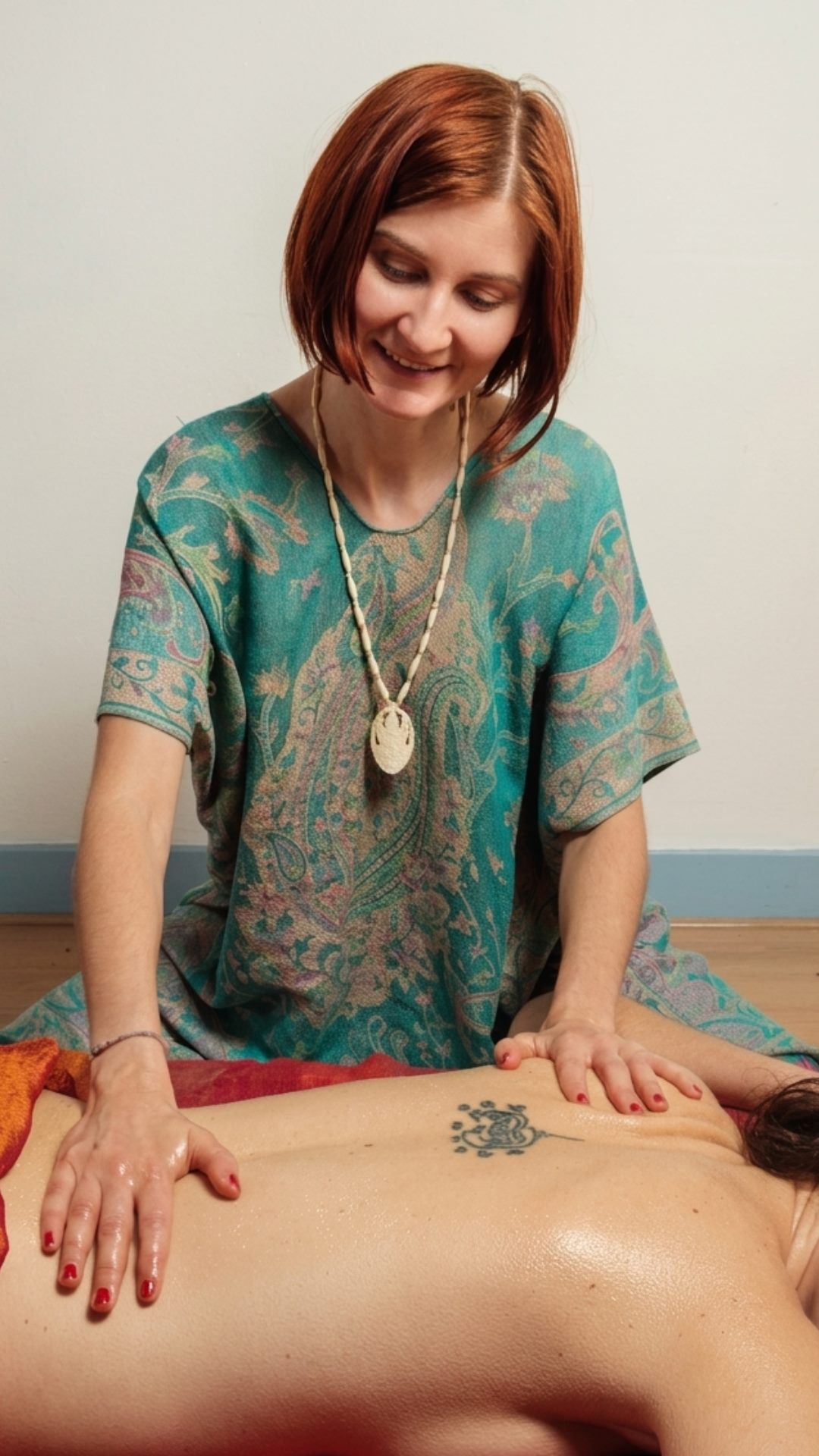 Julia giving a tantra massage